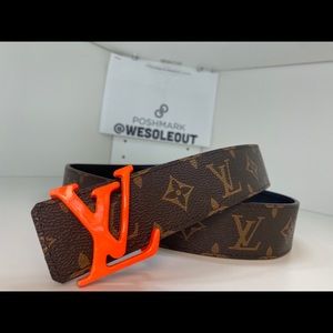 Louis Vuitton Shape Belt Brown Monogram